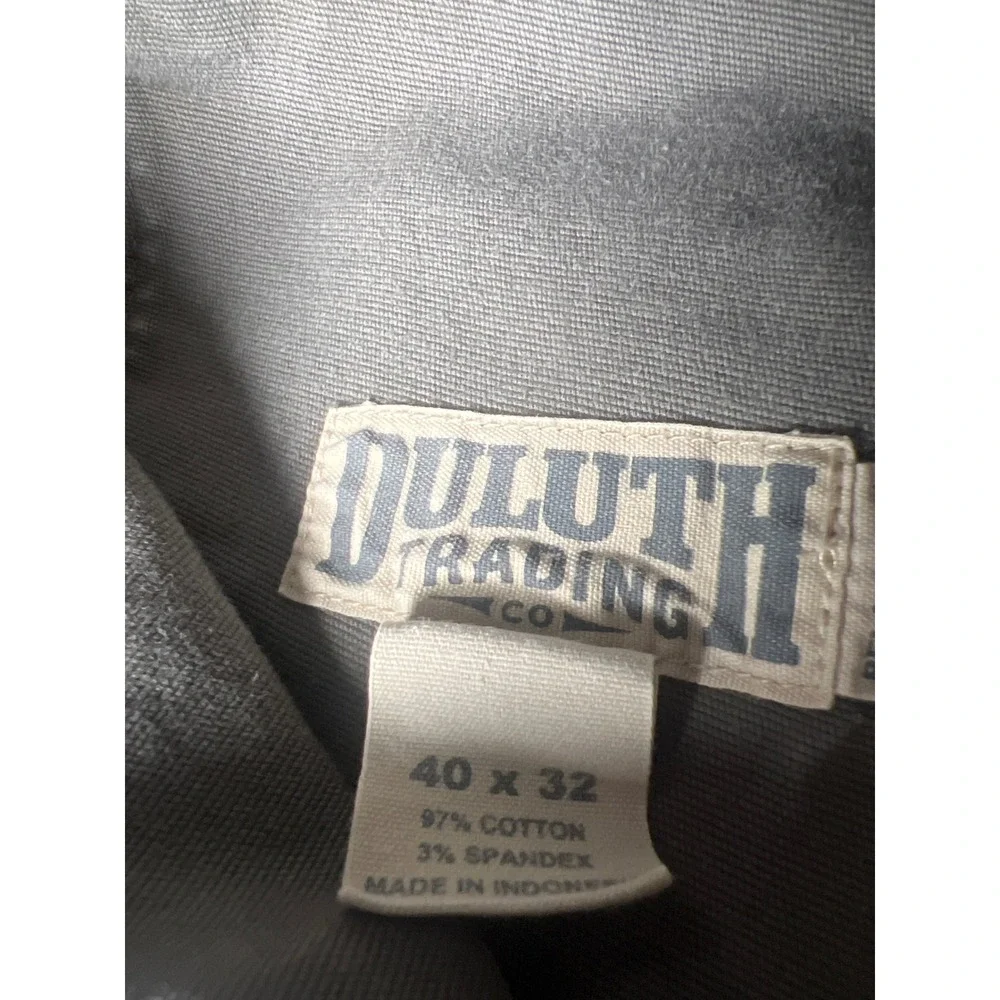 Duluth Trading Co Flex Fire‎ Hose Work Pants Tan Cargo Pockets Mens 40x32